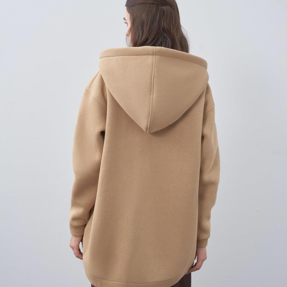 
                      
                        QOOQ UP Fermuarlı Basic Sweat - Camel
                      
                    