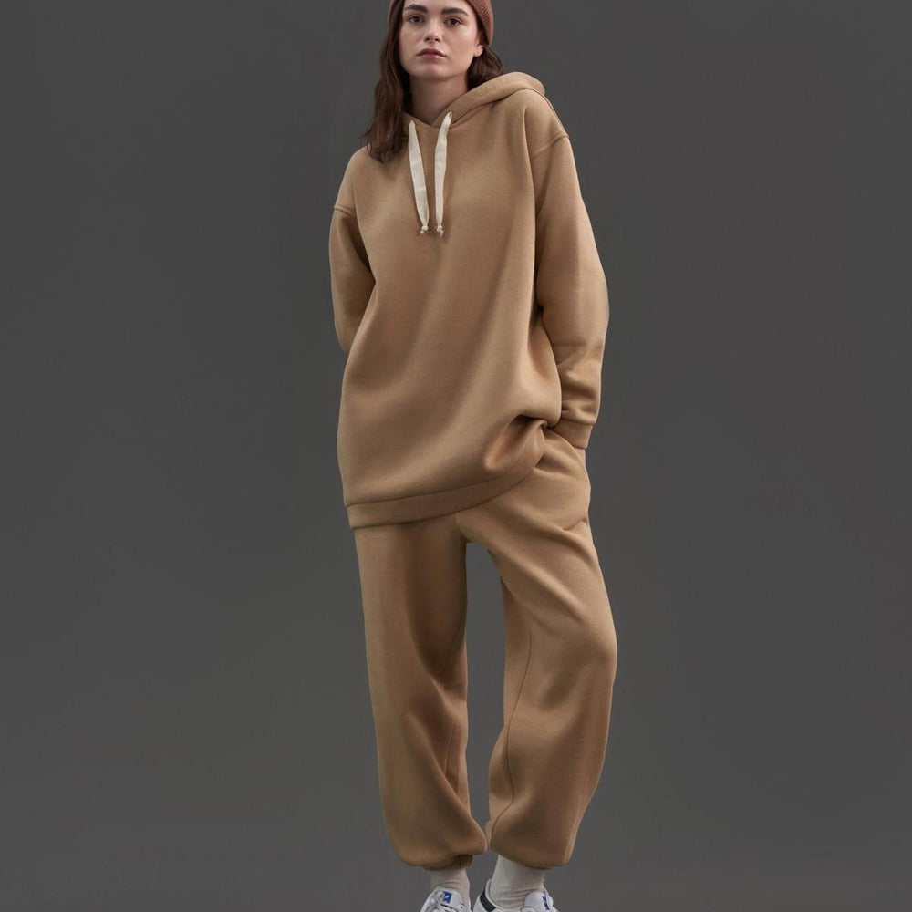 QOOQ UP Basic Sweat - Camel