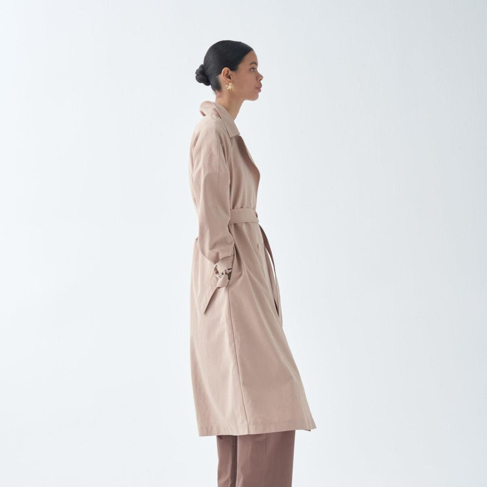 QOOQ UP Upi Trench - Camel