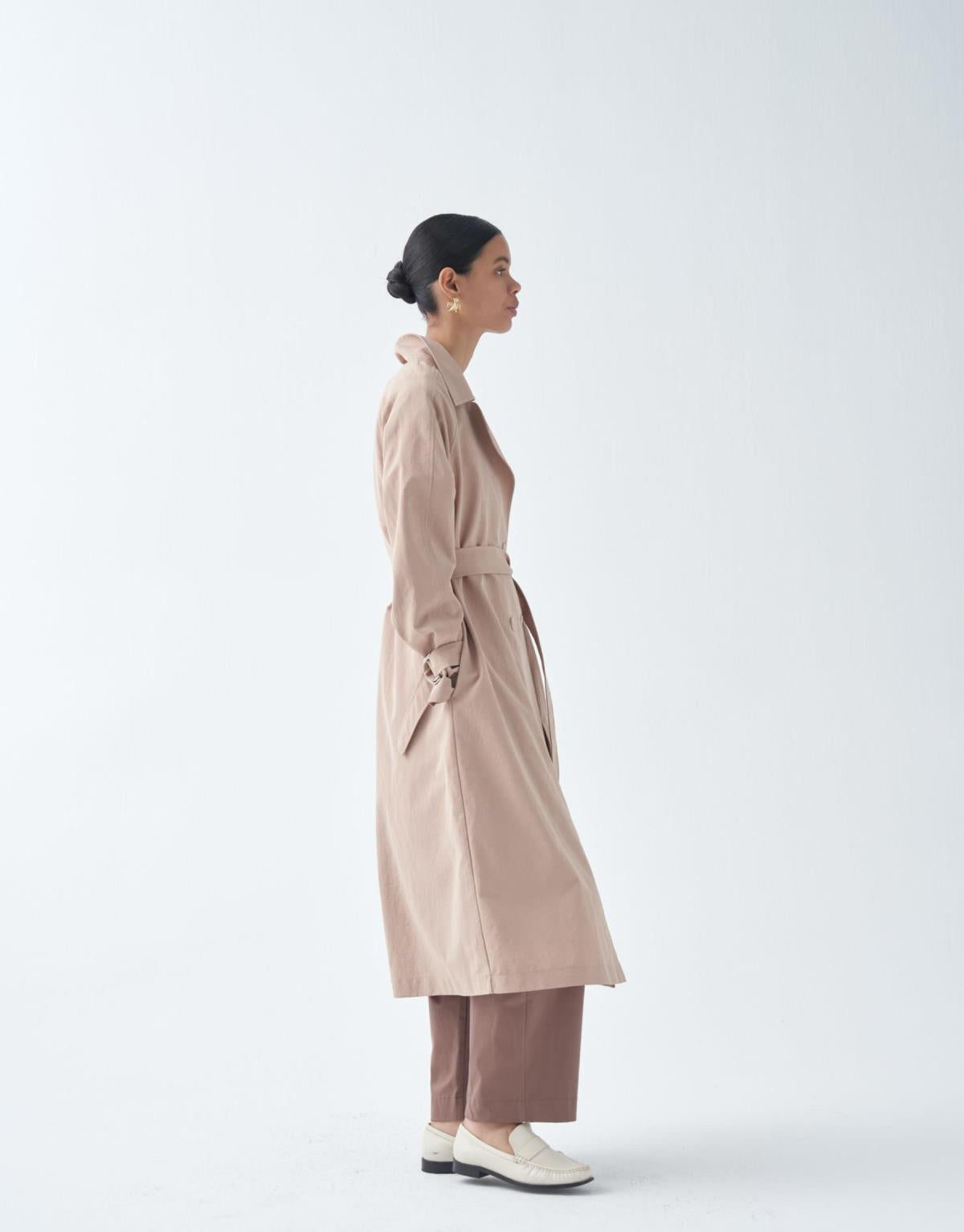 QOOQ UP Upi Trench - Camel