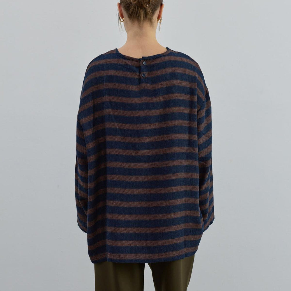 
                      
                        Çizgili İnce Triko Bej - Bej
                      
                    