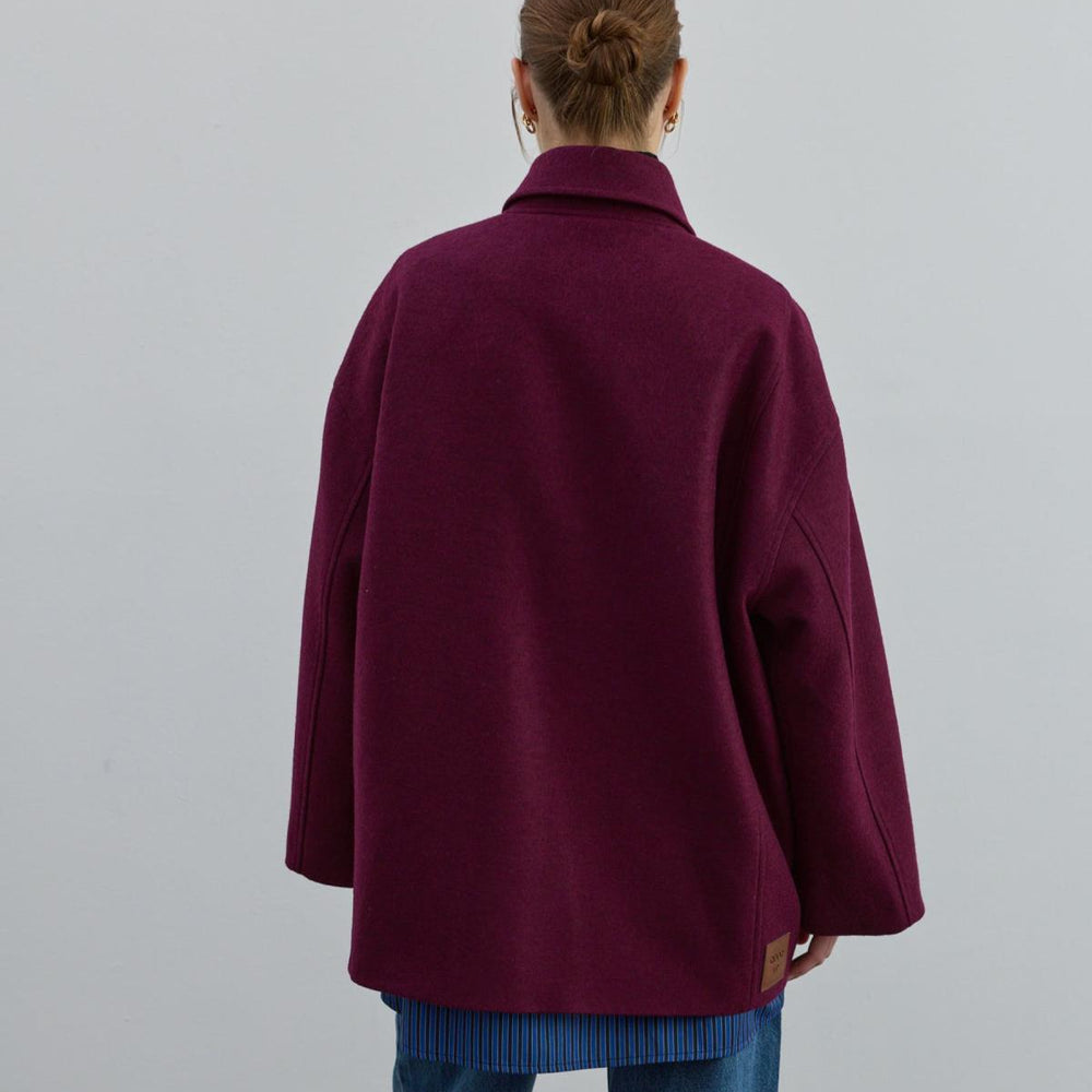 
                      
                        Kısa Kaşe Kaban Bordo - Bordo
                      
                    