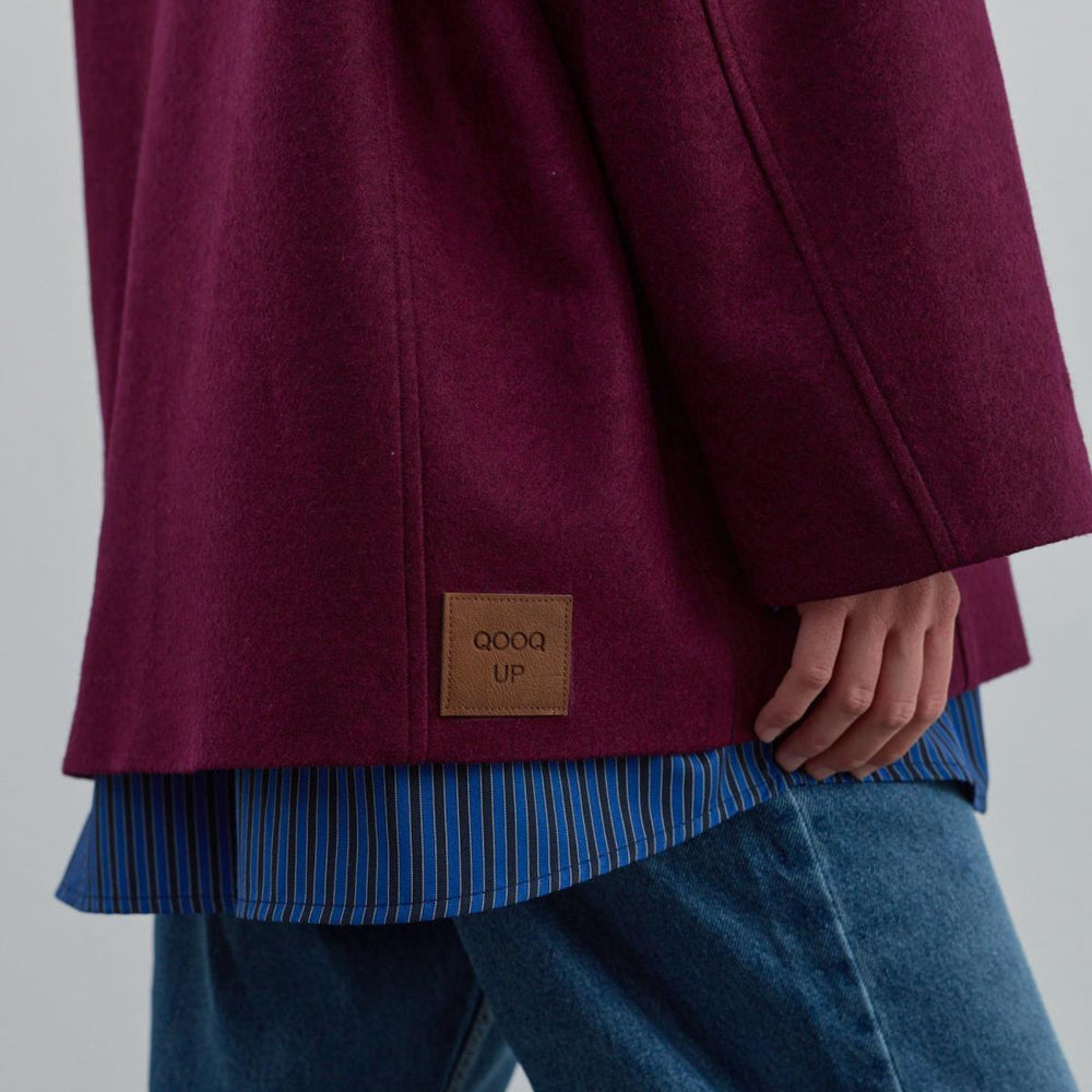 
                      
                        Kısa Kaşe Kaban Bordo - Bordo
                      
                    