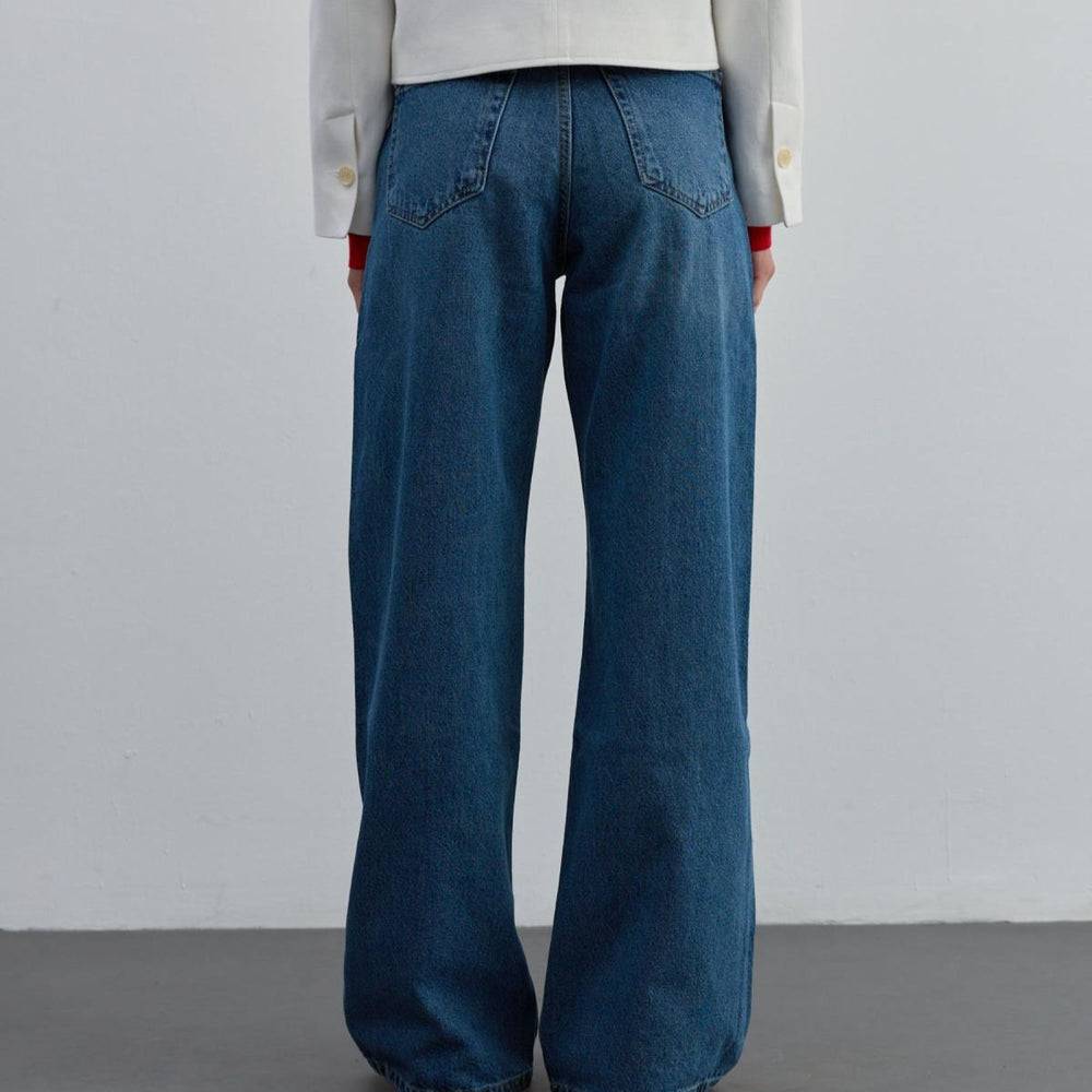 
                      
                        Düz Kesim Jean Koyu Mavi - Koyu Mavi
                      
                    