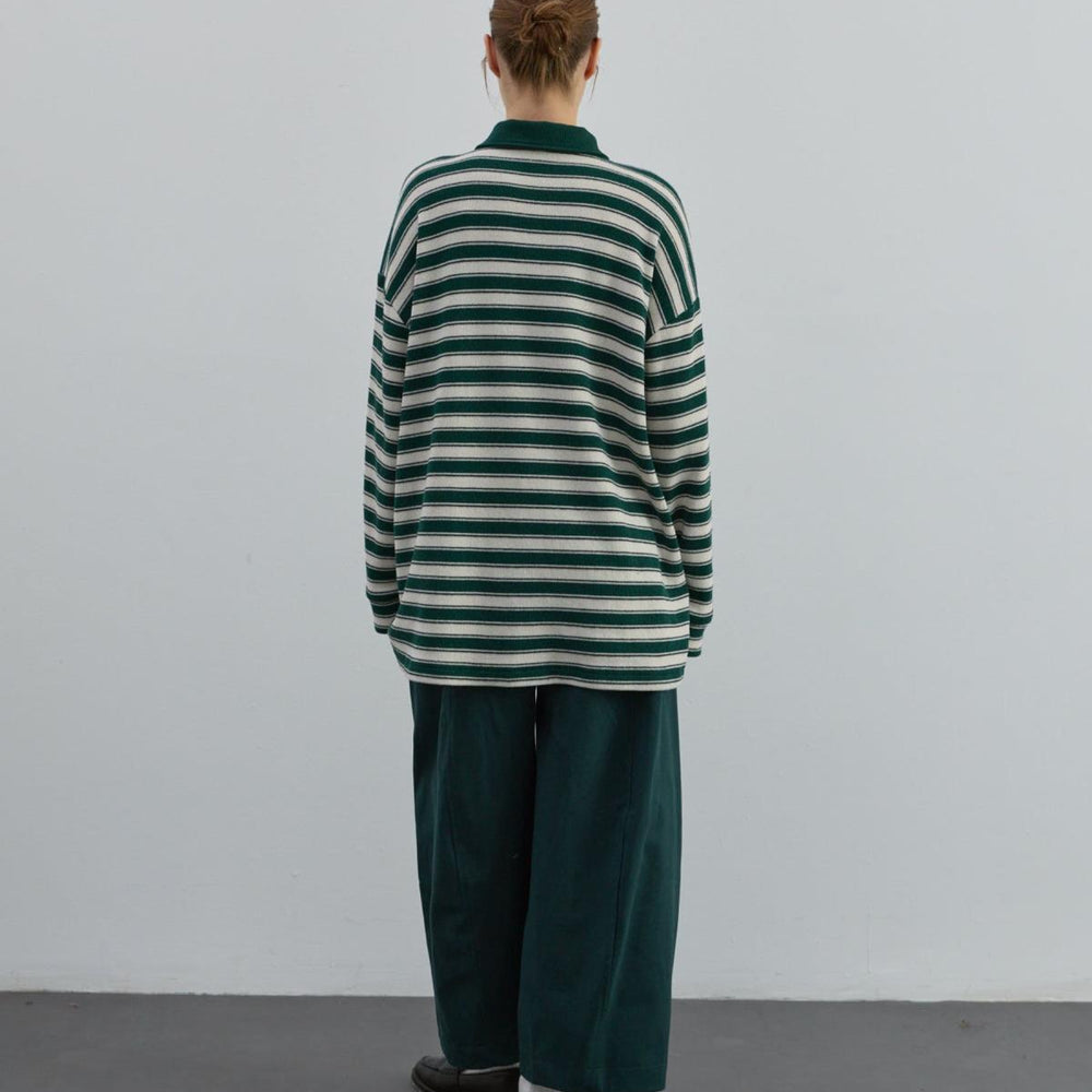 
                      
                        Düğmeli Çizgili Triko Yeşil - Yeşil
                      
                    