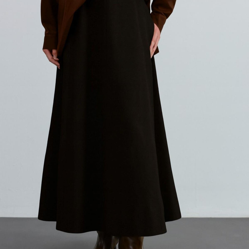 Gabardin Etek Siyah - Siyah