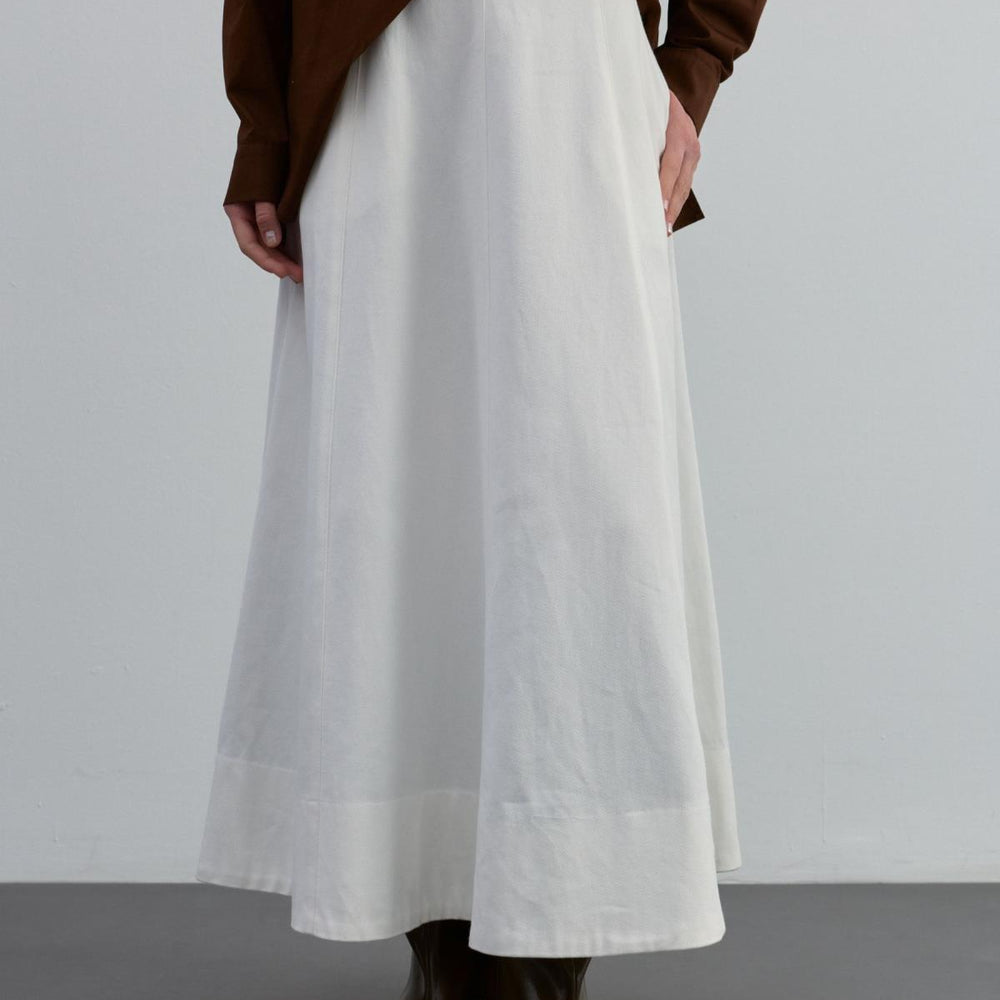 Gabardin Etek Beyaz - Beyaz