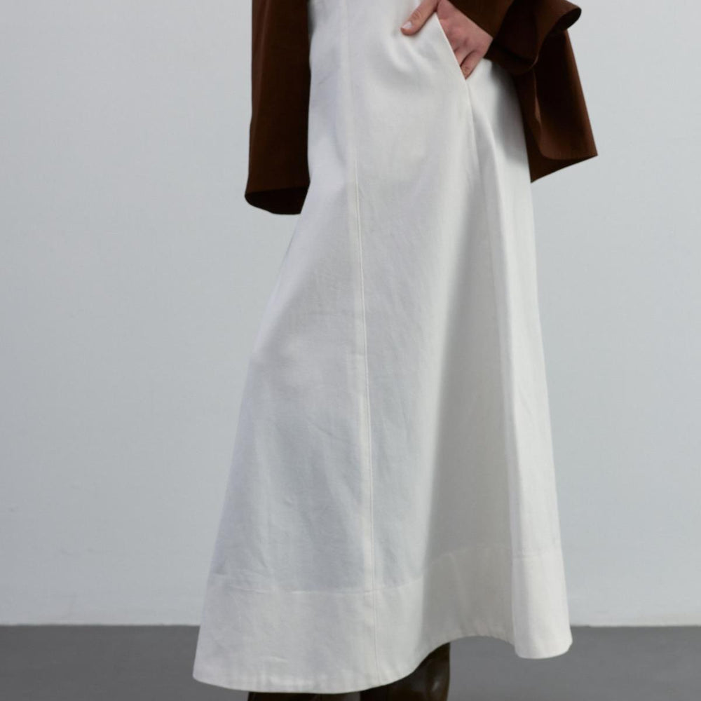 Gabardin Etek Beyaz - Beyaz