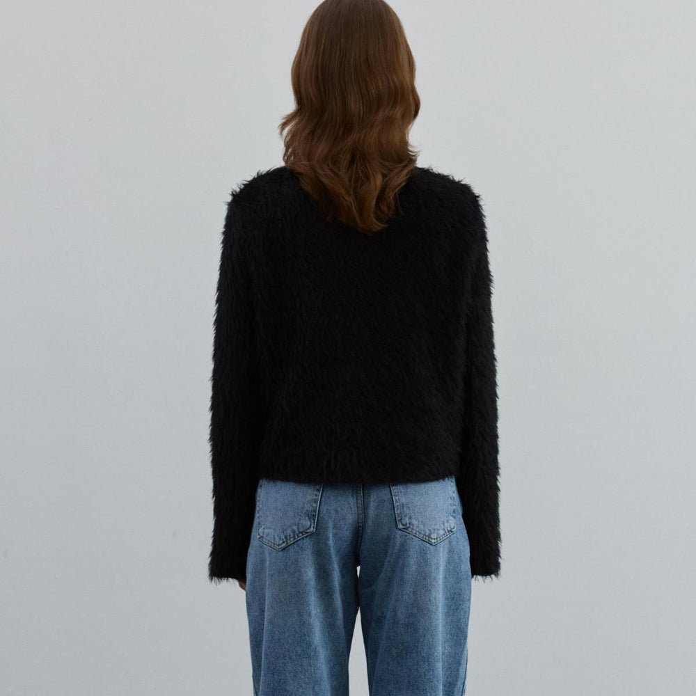 
                      
                        Peluş Crop Ceket Siyah - Siyah
                      
                    