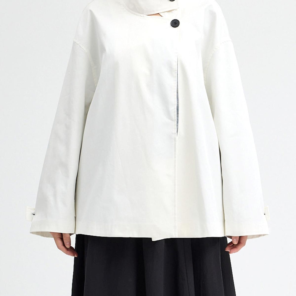 Kısa Trenç Ekru - Ekru