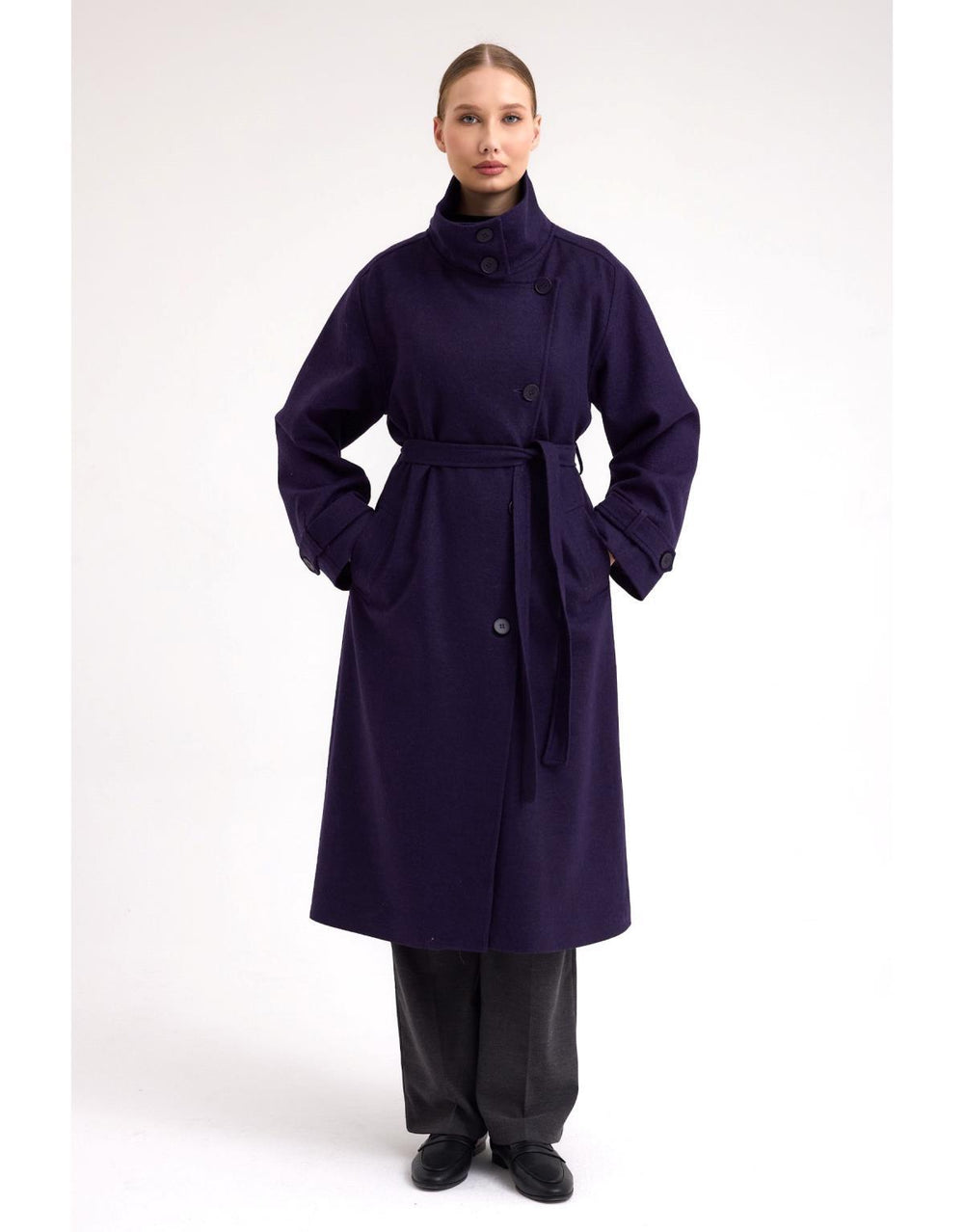 Kruvaze Kapama Kaban Mor - Mor