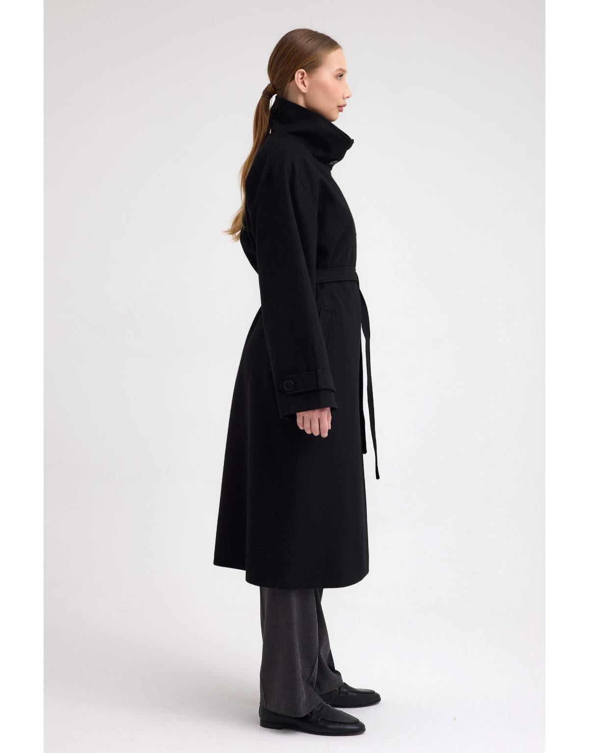 Kruvaze Kapama Kaban Siyah - Siyah