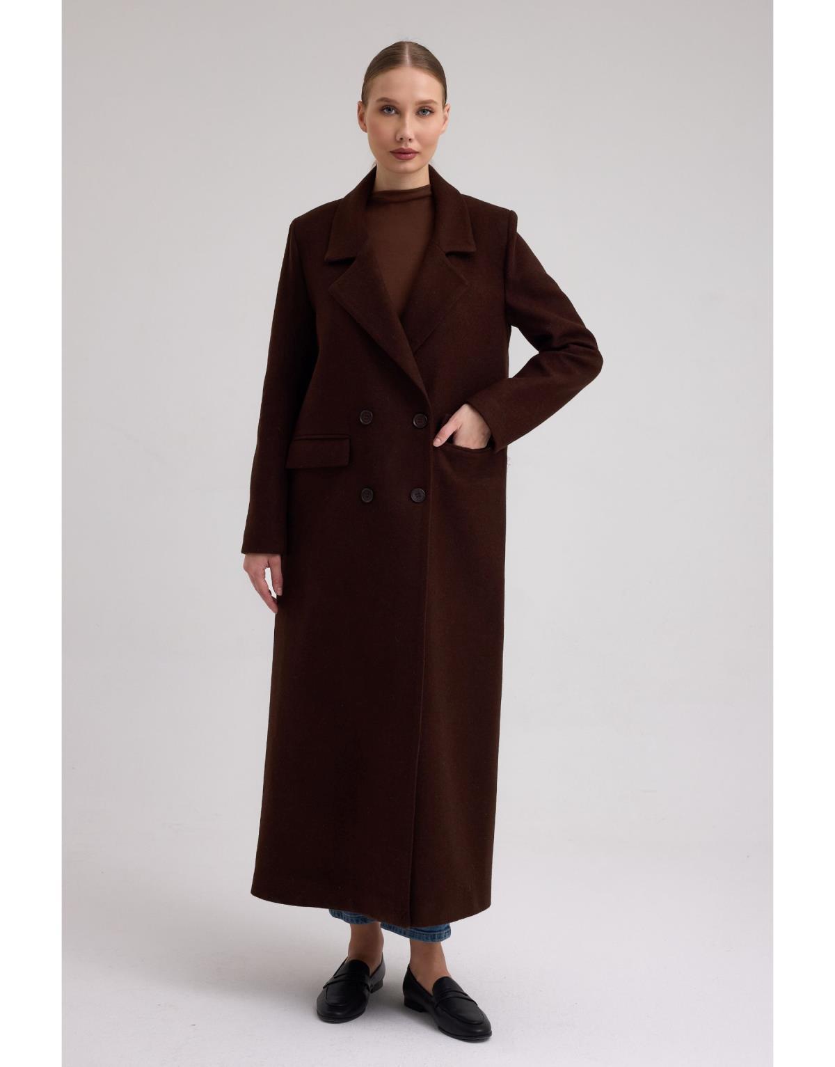 Kaşe Kaban Kahve - Kahve