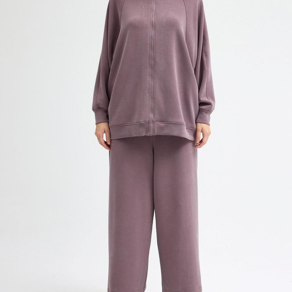 Yarasa Kol Modal Sweat Gül Kurusu - Gül kurusu