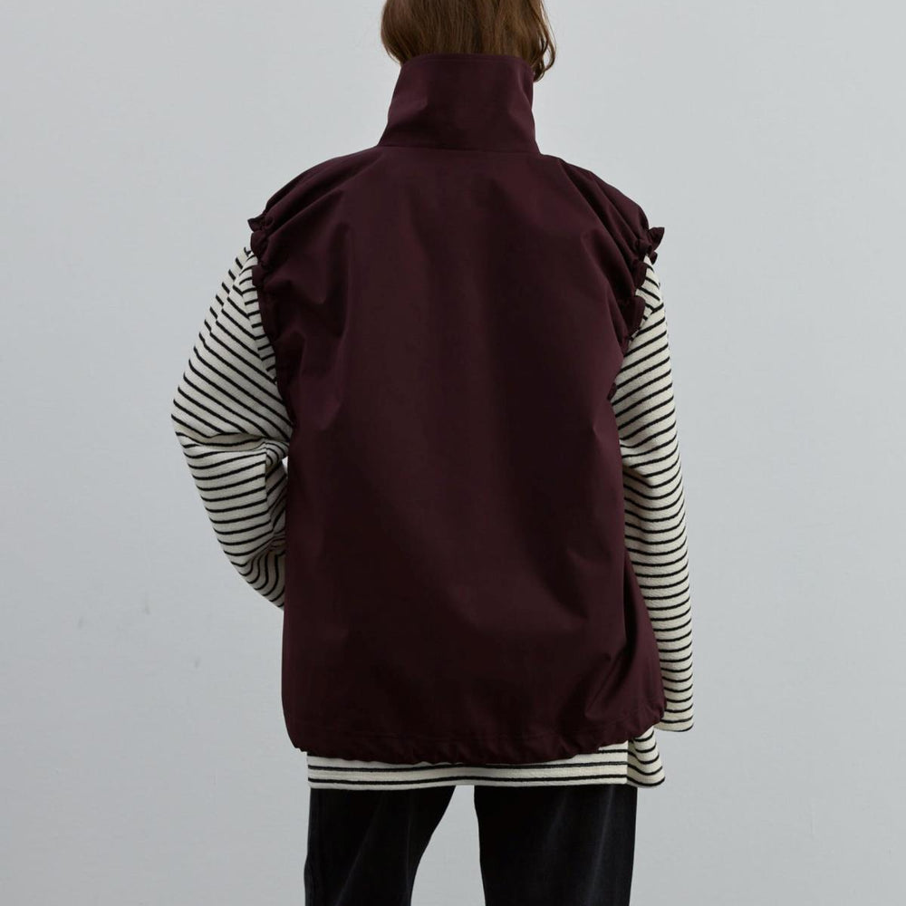 
                      
                        Kol Büzgülü Yelek Bordo - Bordo
                      
                    