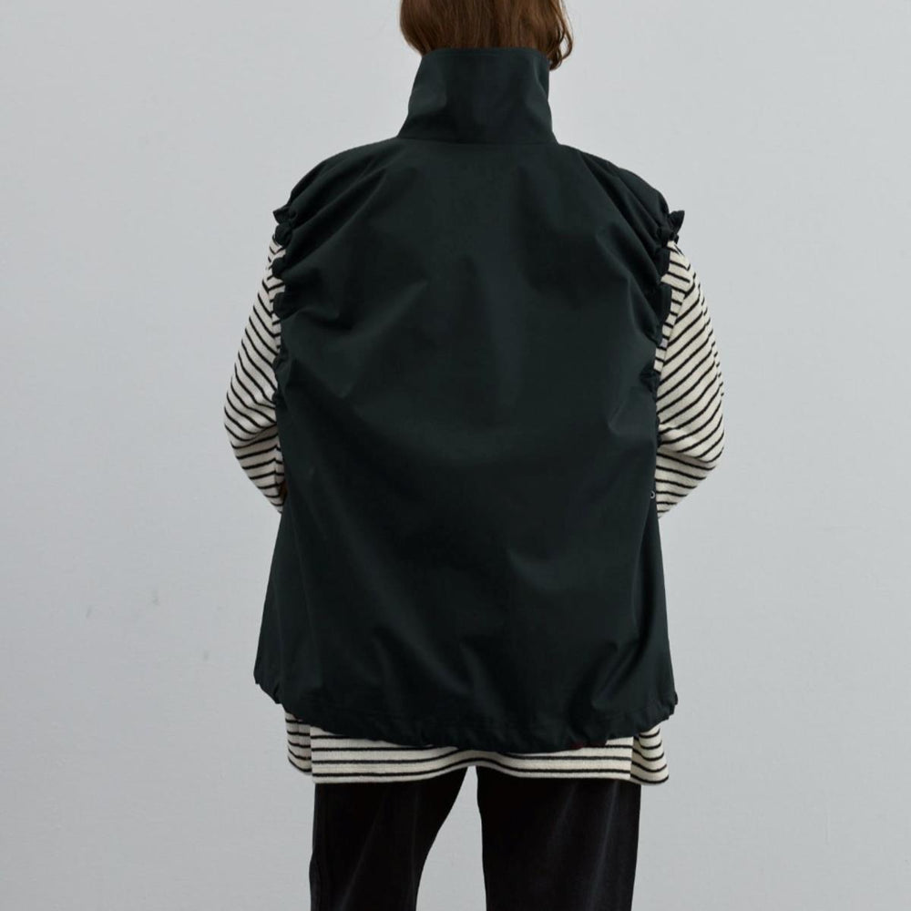 Kol Büzgülü Yelek Haki - Haki