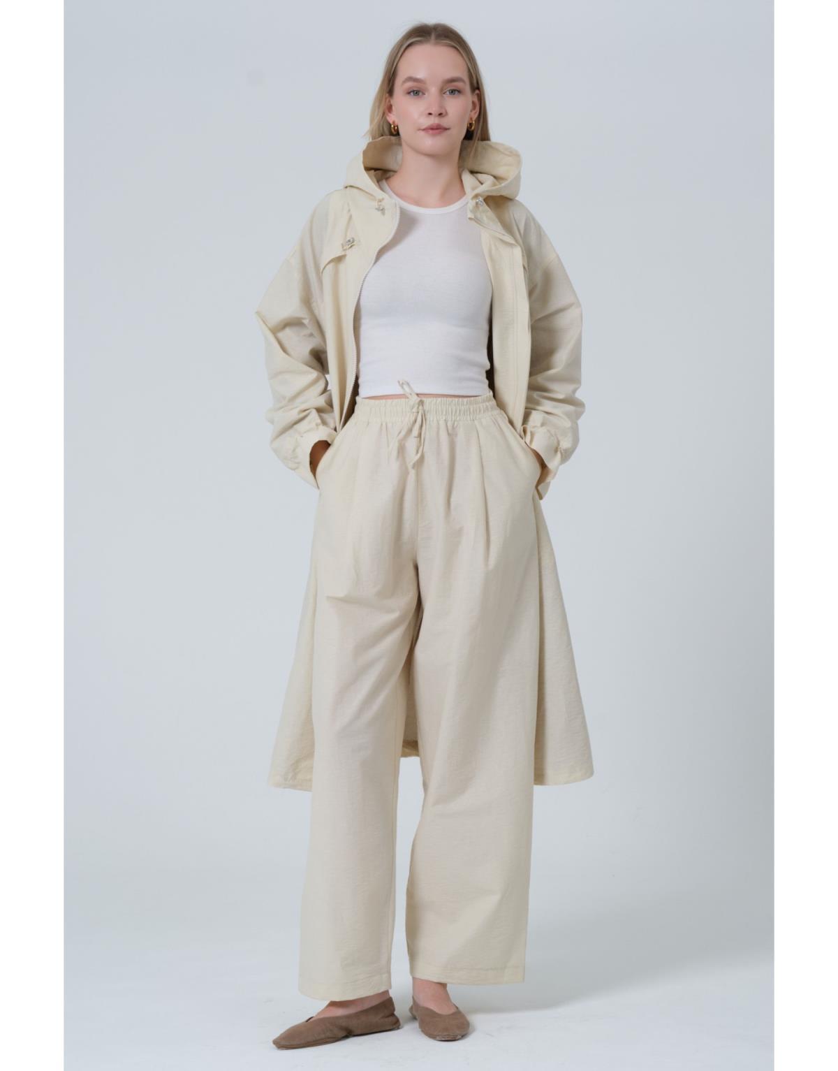 Vesp Pantolon Ekru - Ekru