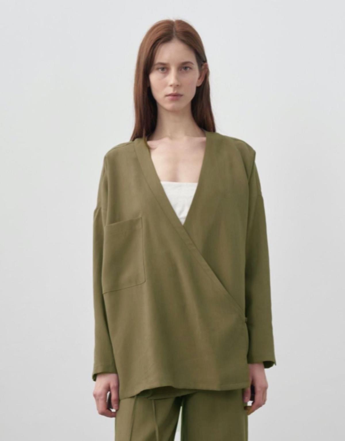 QOOQ UP Upi Kimono - Haki