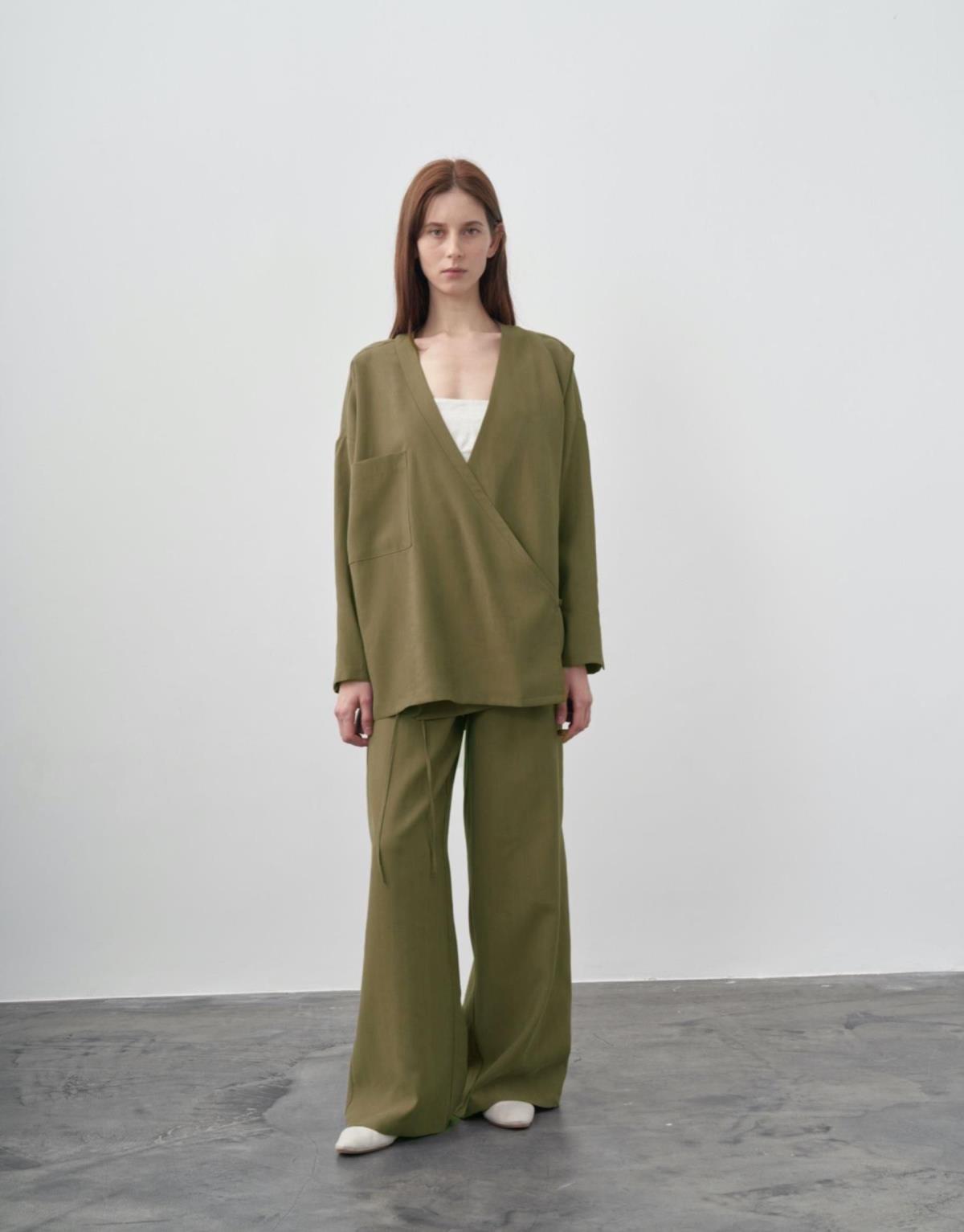 QOOQ UP Upi Kimono - Haki