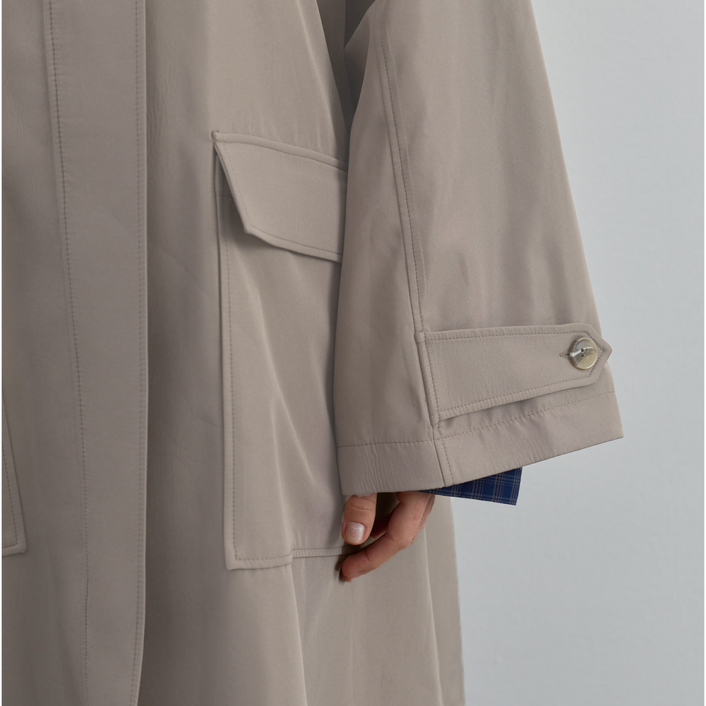 
                      
                        Kapüşonlu Fermuarlı Trenç Bej
                      
                    