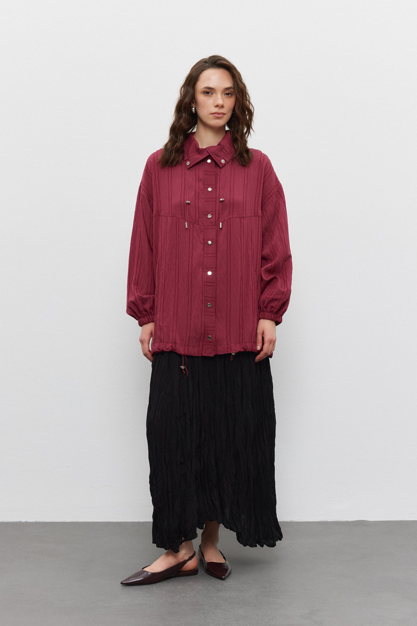 Bamb Ceket Bordo