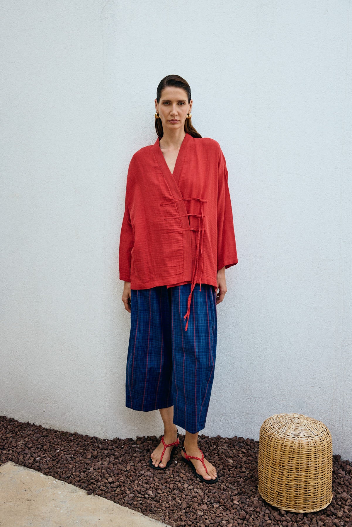 QOOQ UP Noya Kimono Kırmızı