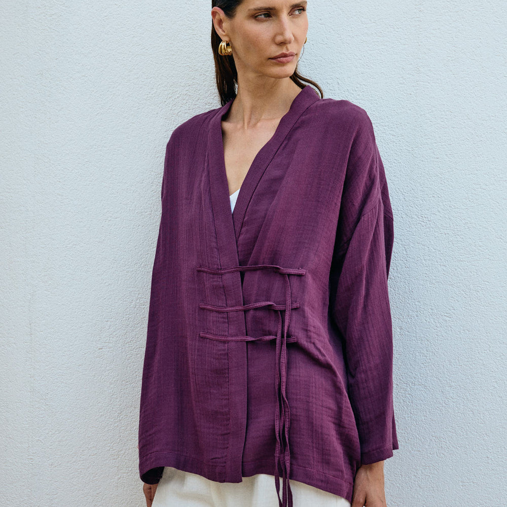 QOOQ UP Noya Kimono Mor