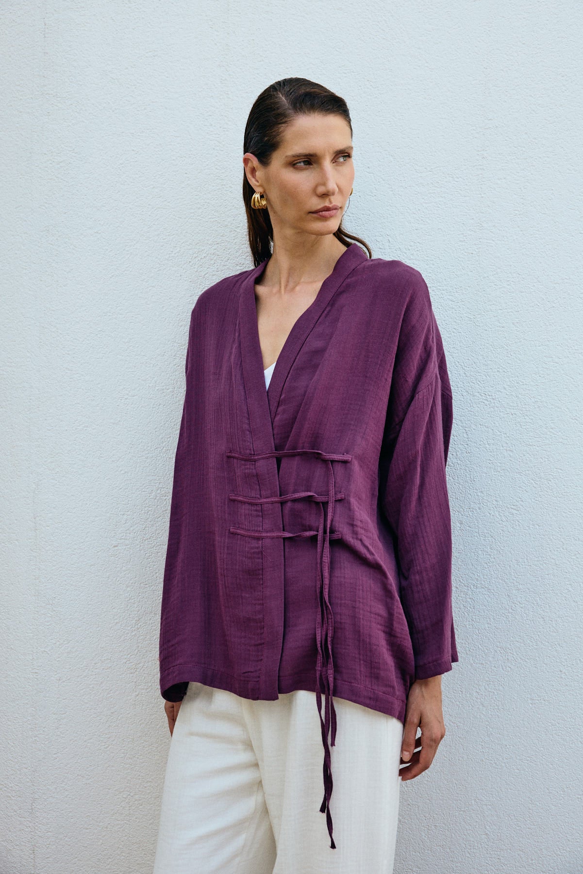 QOOQ UP Noya Kimono Mor