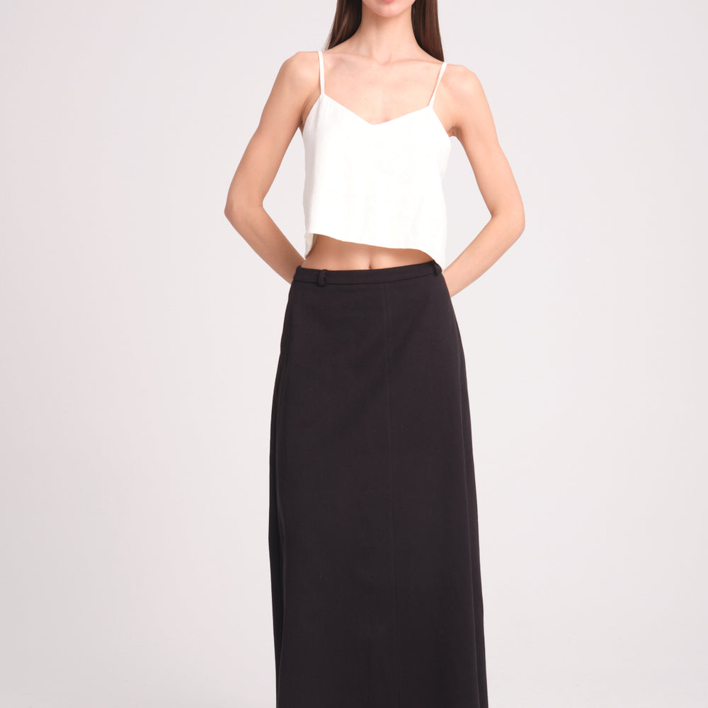 Gabardin Etek Siyah