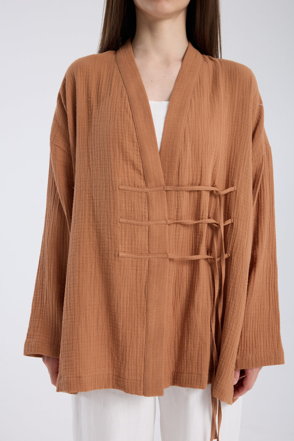 QOOQ UP Noya Kimono Kiremit