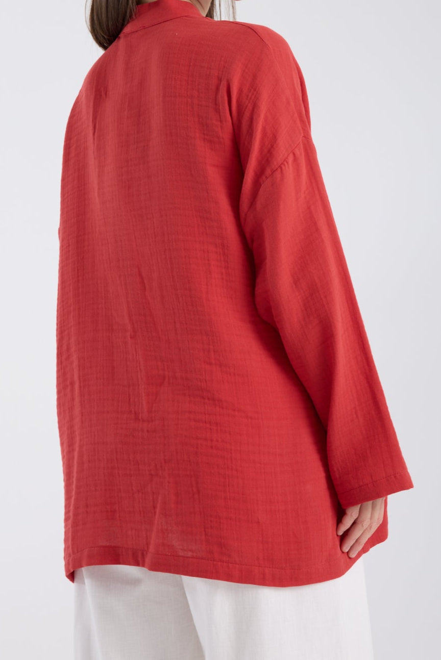 QOOQ UP Noya Kimono Kırmızı