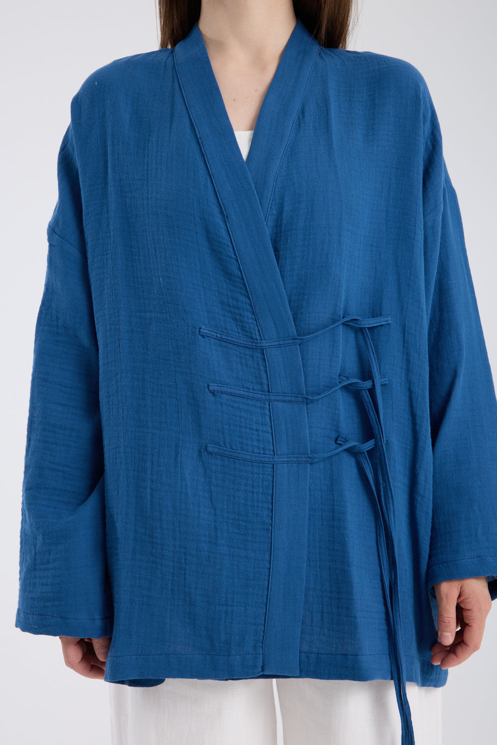 QOOQ UP Noya Kimono Lacivert